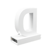 Magnetic LED Capital Letter, (D), Letter lights, Light Letter Box, Light Up Letters, 3D, H3.7