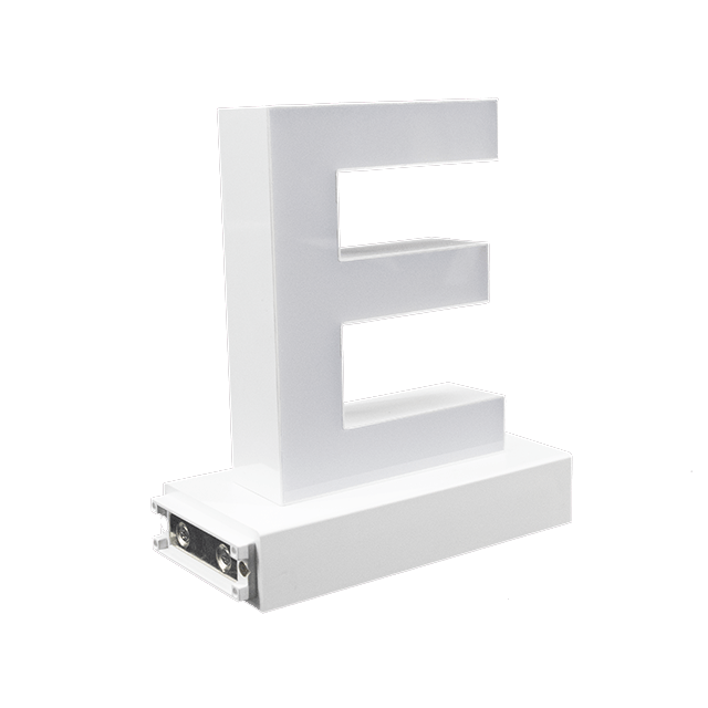 Magnetic LED Capital Letter, (E), Letter lights, Light Letter Box, Light Up Letters, 3D, H3.7