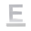 Magnetic LED Capital Letter, (E), Letter lights, Light Letter Box, Light Up Letters, 3D, H3.7