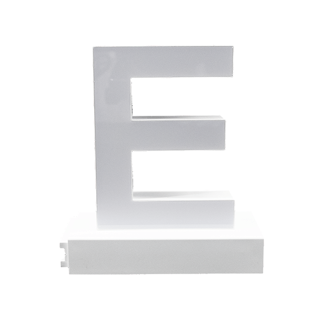 Magnetic LED Capital Letter, (E), Letter lights, Light Letter Box, Light Up Letters, 3D, H3.7