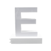 Magnetic LED Capital Letter, (E), Letter lights, Light Letter Box, Light Up Letters, 3D, H3.7