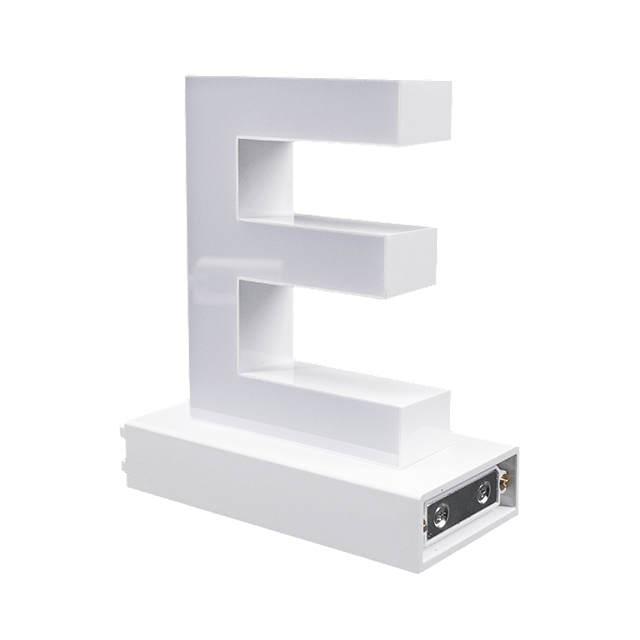 Magnetic LED Capital Letter, (E), Letter lights, Light Letter Box, Light Up Letters, 3D, H3.7