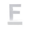 Magnetic LED Capital Letter, (F), Letter lights, Light Letter Box, Light Up Letters, 3D, H3.7