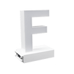 Magnetic LED Capital Letter, (F), Letter lights, Light Letter Box, Light Up Letters, 3D, H3.7