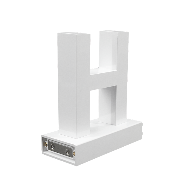 Magnetic LED Capital Letter, (H), Letter lights, Light Letter Box, Light Up Letters, 3D, H3.7