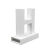 Magnetic LED Capital Letter, (H), Letter lights, Light Letter Box, Light Up Letters, 3D, H3.7