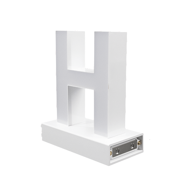 Magnetic LED Capital Letter, (H), Letter lights, Light Letter Box, Light Up Letters, 3D, H3.7