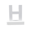 Magnetic LED Capital Letter, (H), Letter lights, Light Letter Box, Light Up Letters, 3D, H3.7