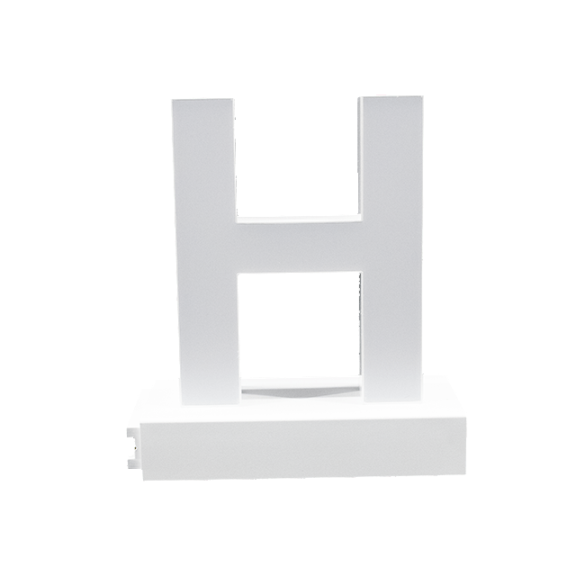 Magnetic LED Capital Letter, (H), Letter lights, Light Letter Box, Light Up Letters, 3D, H3.7