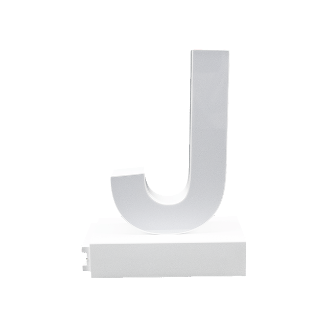 Magnetic LED Capital Letter, (J), Letter lights, Light Letter Box, Light Up Letters, 3D, H3.7