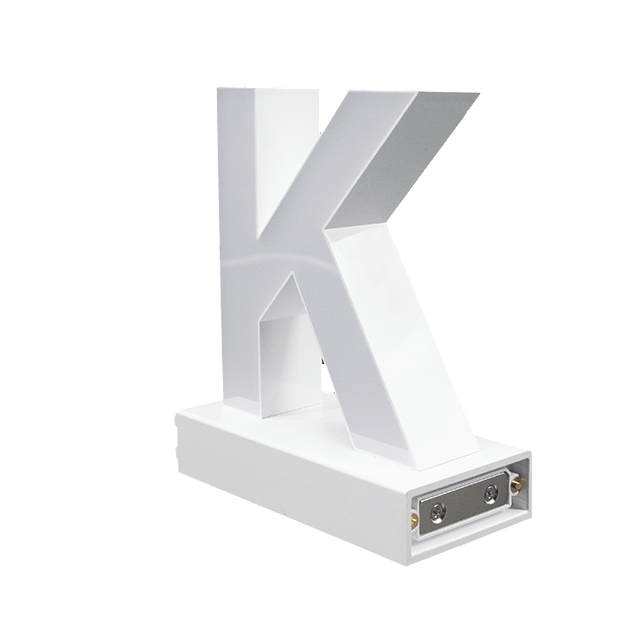 Magnetic LED Capital Letter, (K), Letter lights, Light Letter Box, Light Up Letters, 3D, H3.7