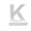 Magnetic LED Capital Letter, (K), Letter lights, Light Letter Box, Light Up Letters, 3D, H3.7