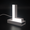 Magnetic LED Capital Letter, (L), Letter lights, Light Letter Box, Light Up Letters, 3D, H3.7