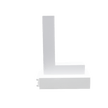 Magnetic LED Capital Letter, (L), Letter lights, Light Letter Box, Light Up Letters, 3D, H3.7