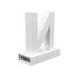 Magnetic LED Capital Letter, (N), Letter lights, Light Letter Box, Light Up Letters, 3D, H3.7