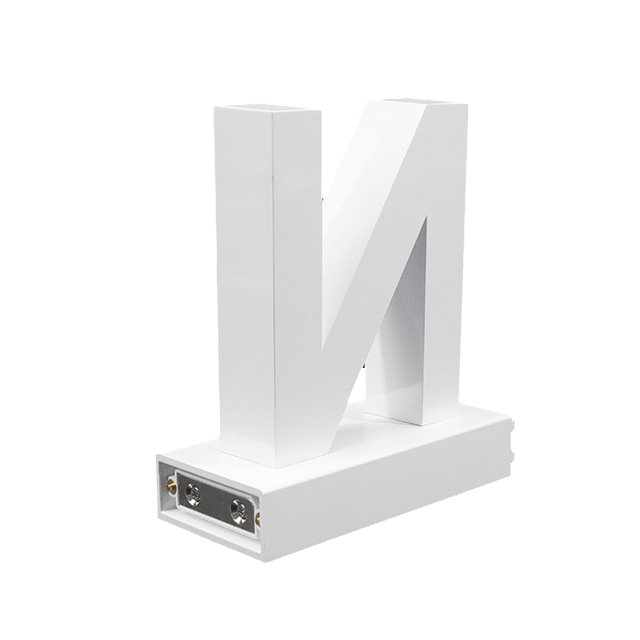 Magnetic LED Capital Letter, (N), Letter lights, Light Letter Box, Light Up Letters, 3D, H3.7