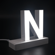 Magnetic LED Capital Letter, (N), Letter lights, Light Letter Box, Light Up Letters, 3D, H3.7