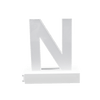 Magnetic LED Capital Letter, (N), Letter lights, Light Letter Box, Light Up Letters, 3D, H3.7