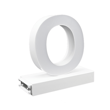 Magnetic LED Capital Letter, (O), Letter lights, Light Letter Box, Light Up Letters, 3D, H3.7