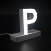 Magnetic LED Capital Letter, (P), Letter lights, Light Letter Box, Light Up Letters, 3D, H3.7