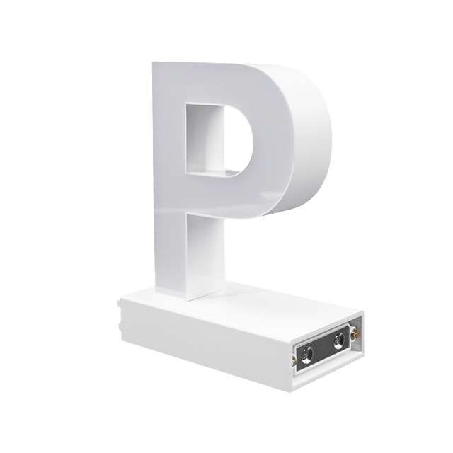 Magnetic LED Capital Letter, (P), Letter lights, Light Letter Box, Light Up Letters, 3D, H3.7