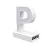 Magnetic LED Capital Letter, (P), Letter lights, Light Letter Box, Light Up Letters, 3D, H3.7