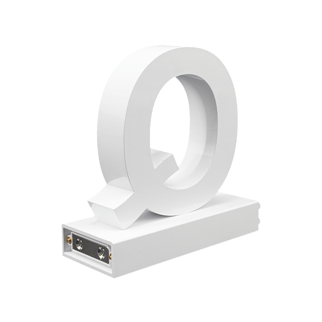 Magnetic LED Capital Letter, (Q), Letter lights, Light Letter Box, Light Up Letters, 3D, H3.7