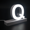Magnetic LED Capital Letter, (Q), Letter lights, Light Letter Box, Light Up Letters, 3D, H3.7