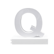 Magnetic LED Capital Letter, (Q), Letter lights, Light Letter Box, Light Up Letters, 3D, H3.7