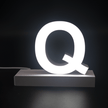 Magnetic LED Capital Letter, (Q), Letter lights, Light Letter Box, Light Up Letters, 3D, H3.7