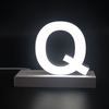 Magnetic LED Capital Letter, (Q), Letter lights, Light Letter Box, Light Up Letters, 3D, H3.7
