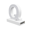 Magnetic LED Capital Letter, (Q), Letter lights, Light Letter Box, Light Up Letters, 3D, H3.7