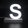 Magnetic LED Capital Letter, (S), Letter lights, Light Letter Box, Light Up Letters, 3D, H3.7
