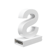 Magnetic LED Capital Letter, (S), Letter lights, Light Letter Box, Light Up Letters, 3D, H3.7