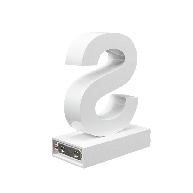Magnetic LED Capital Letter, (S), Letter lights, Light Letter Box, Light Up Letters, 3D, H3.7