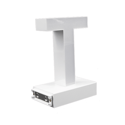 Magnetic LED Capital Letter, (T), Letter lights, Light Letter Box, Light Up Letters, 3D, H3.7