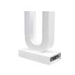 Magnetic LED Capital Letter, (U), Letter lights, Light Letter Box, Light Up Letters, 3D, H3.7