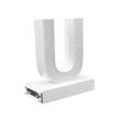 Magnetic LED Capital Letter, (U), Letter lights, Light Letter Box, Light Up Letters, 3D, H3.7