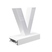 Magnetic LED Capital Letter, (V), Letter lights, Light Letter Box, Light Up Letters, 3D, H3.7