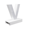 Magnetic LED Capital Letter, (V), Letter lights, Light Letter Box, Light Up Letters, 3D, H3.7