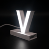 Magnetic LED Capital Letter, (V), Letter lights, Light Letter Box, Light Up Letters, 3D, H3.7