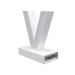 Magnetic LED Capital Letter, (V), Letter lights, Light Letter Box, Light Up Letters, 3D, H3.7