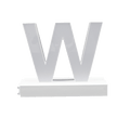 Magnetic LED Capital Letter, (W), Letter lights, Light Letter Box, Light Up Letters, 3D, H3.7