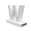 Magnetic LED Capital Letter, (W), Letter lights, Light Letter Box, Light Up Letters, 3D, H3.7