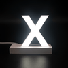 Magnetic LED Capital Letter, (X), Letter lights, Light Letter Box, Light Up Letters, 3D, H3.7