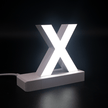 Magnetic LED Capital Letter, (X), Letter lights, Light Letter Box, Light Up Letters, 3D, H3.7