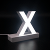 Magnetic LED Capital Letter, (X), Letter lights, Light Letter Box, Light Up Letters, 3D, H3.7