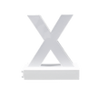 Magnetic LED Capital Letter, (X), Letter lights, Light Letter Box, Light Up Letters, 3D, H3.7