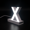 Magnetic LED Capital Letter, (X), Letter lights, Light Letter Box, Light Up Letters, 3D, H3.7
