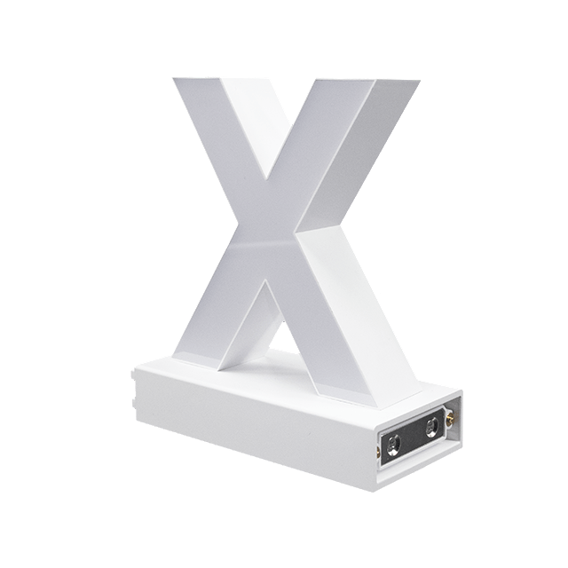 Magnetic LED Capital Letter, (X), Letter lights, Light Letter Box, Light Up Letters, 3D, H3.7